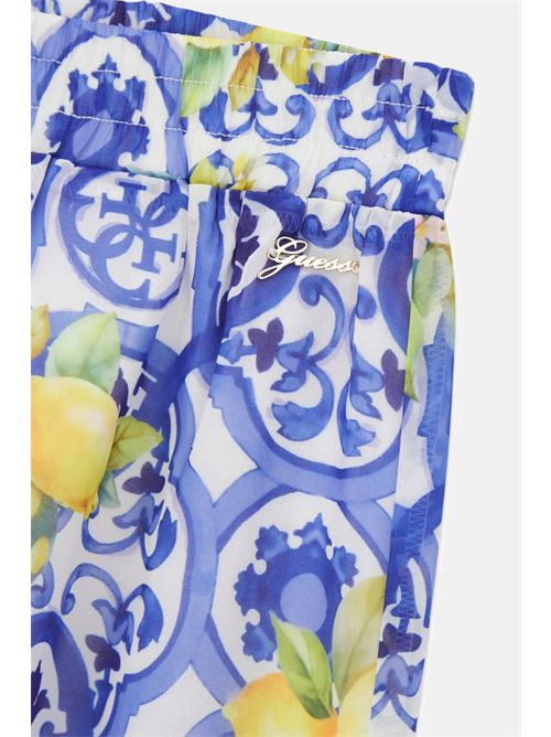 Pantaloni palazzo in chiffon GUESS | J6GB01WA2T0/P7YG